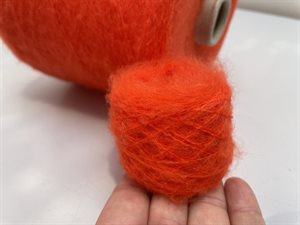 Kid mohair - i orange, 1036 gram